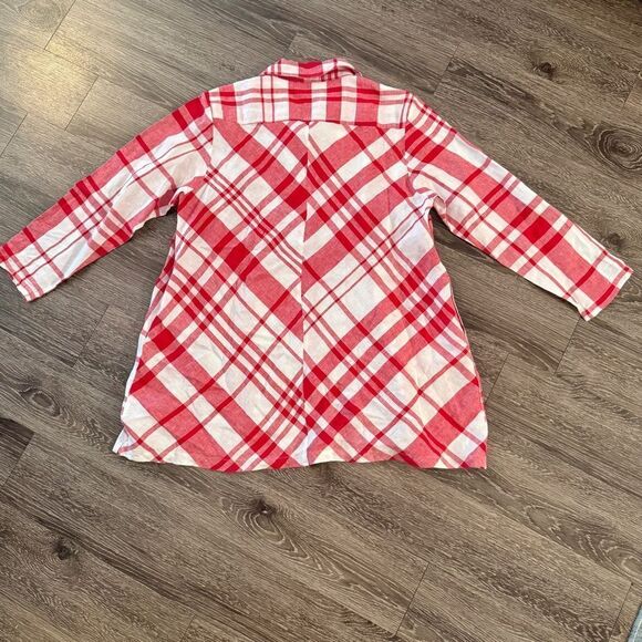 Flax Linen Tunic Dress - Picture 8 of 9